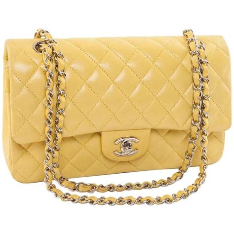 chanel bags yellow